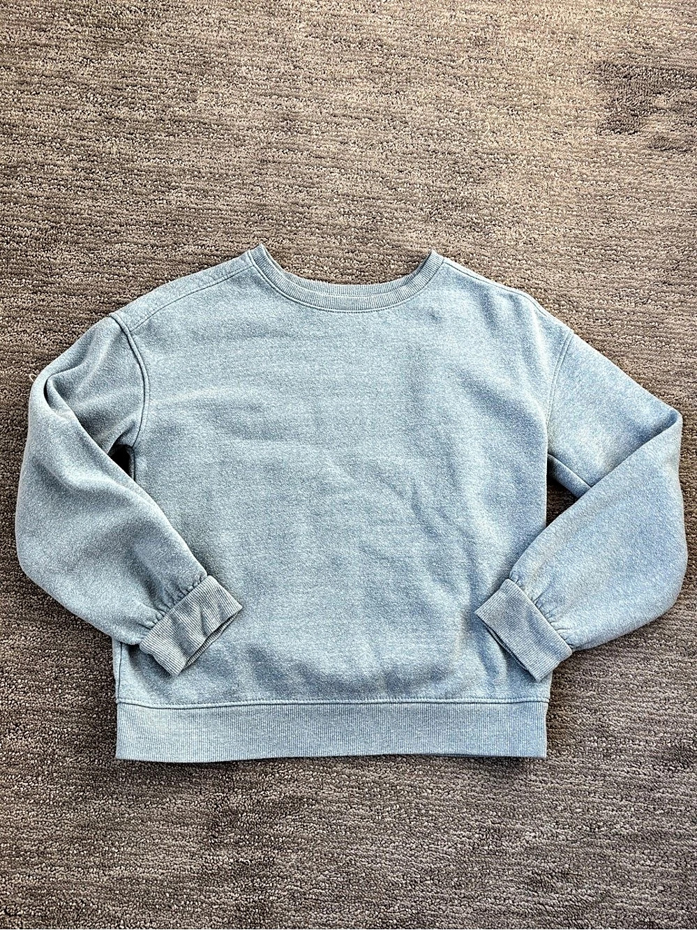 Cat & Jack Fleece Crewneck Sweatshirt Boys 10/12 Blue